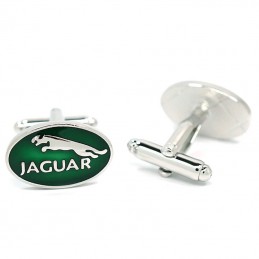 Manžetové gombíky s motívom Jaguar