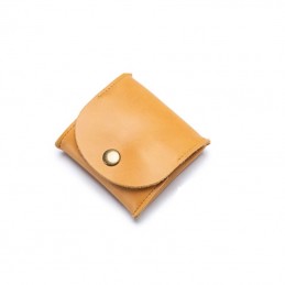 Mini peňaženka na drobné, kľúče, slúchadlá, vintage, kožená