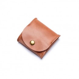 Mini peňaženka na drobné, kľúče, slúchadlá, vintage, kožená