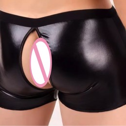 Erotické pánske boxerky s odopínacím rozkrokom a otvorom na zadku
