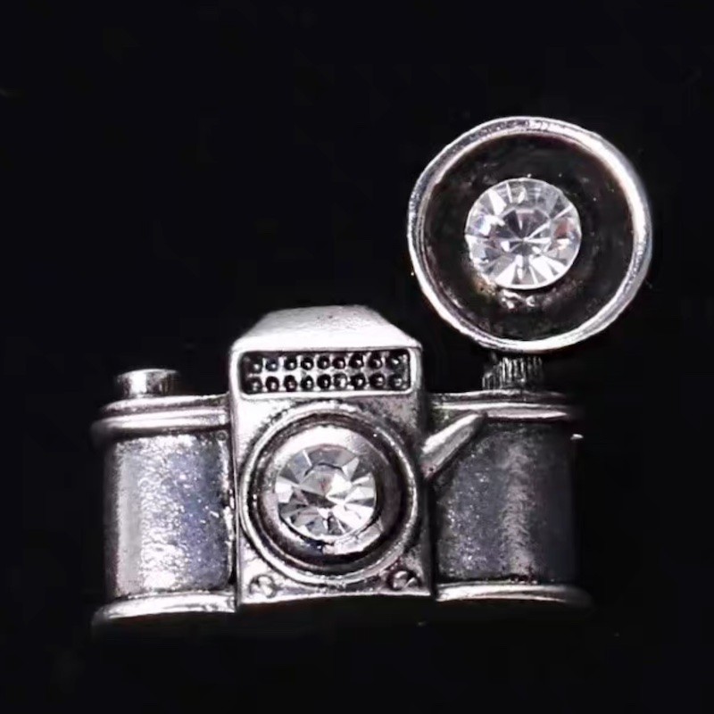 Bross, retro fényképezőgép bross, fotósnak