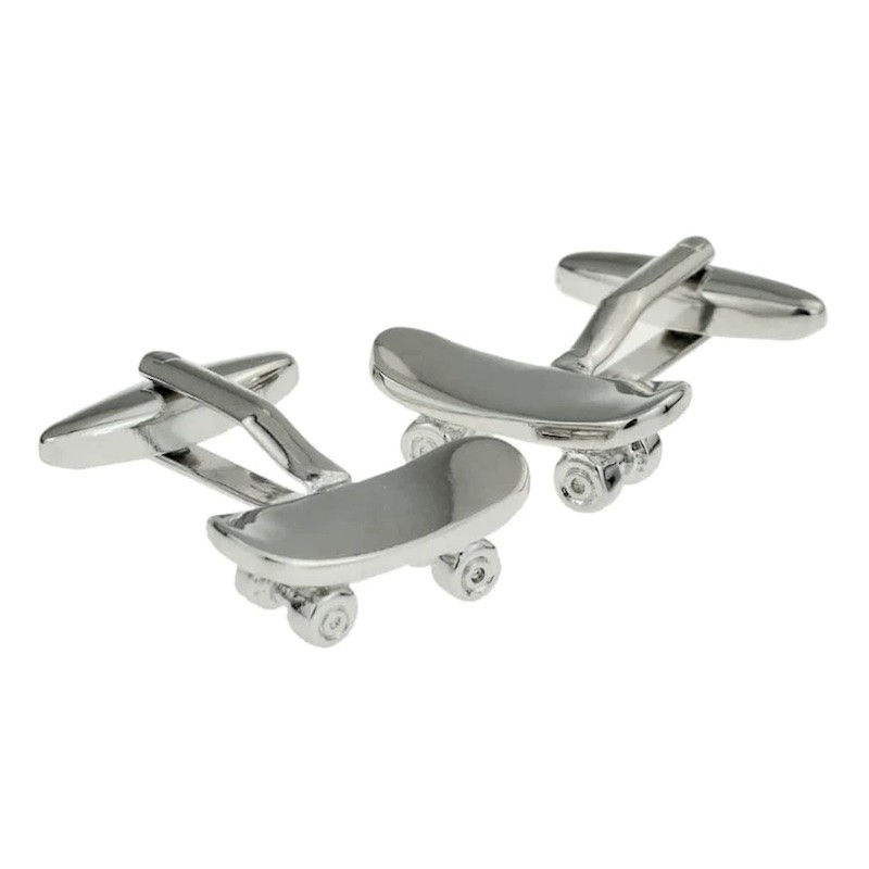 Manžetové gombíky skate, skateboard, pre skejťáka