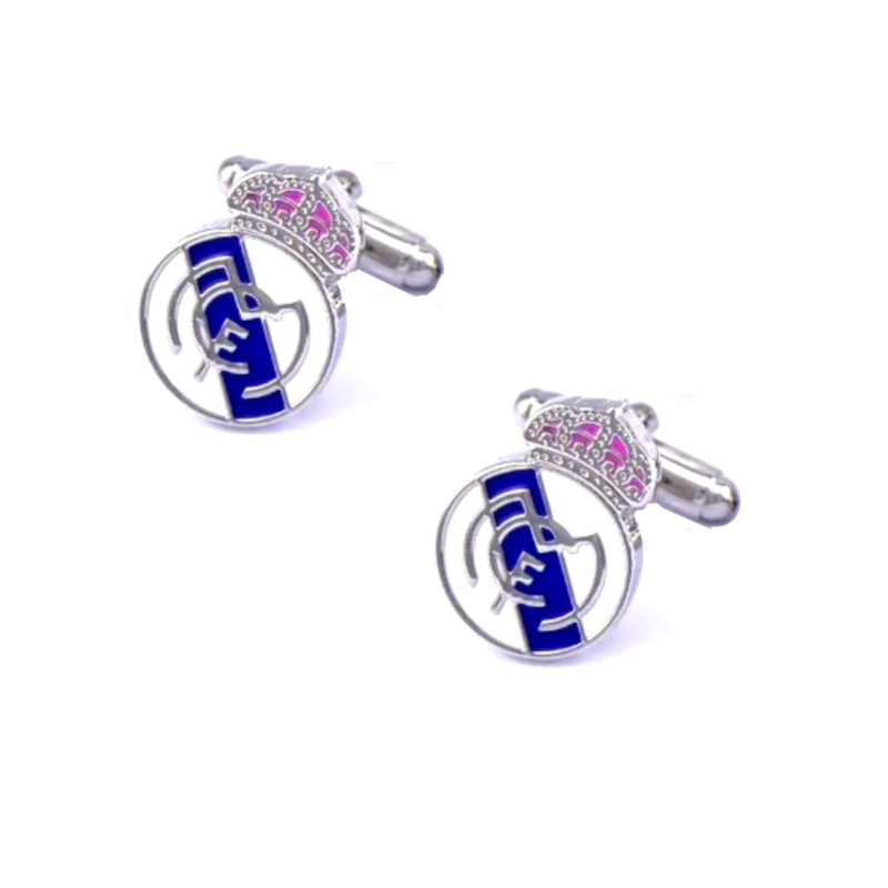 Mandzsetta gombok FC Real Madrid motívummal