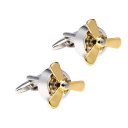 Spinki do mankietów dla pilotów, śmigło