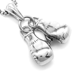 Medál két rozsdamentes acél boxer, bokszkesztyű