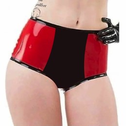 Latexové dámske nohavičky s vysokým pásom