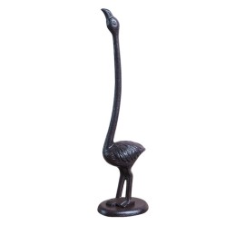 Öntöttvas rusztikus konyhai törlőkendő, flamingó, vintage