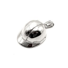 Prívesok nerezový veľký helma, pre bezpečáka, stavebný dozor