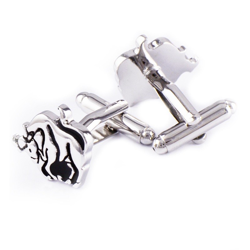 Spinki do mankietów dziki byk