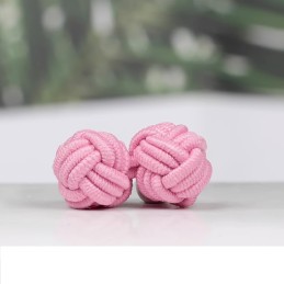 Spinki do mankietów materiałowe węzełki tanie kolorowe, ball, węzełek