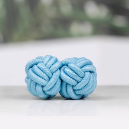 Spinki do mankietów materiałowe węzełki tanie kolorowe, ball, węzełek