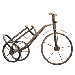 Stojan na fľašu vína bicykel, vintage, s patinou