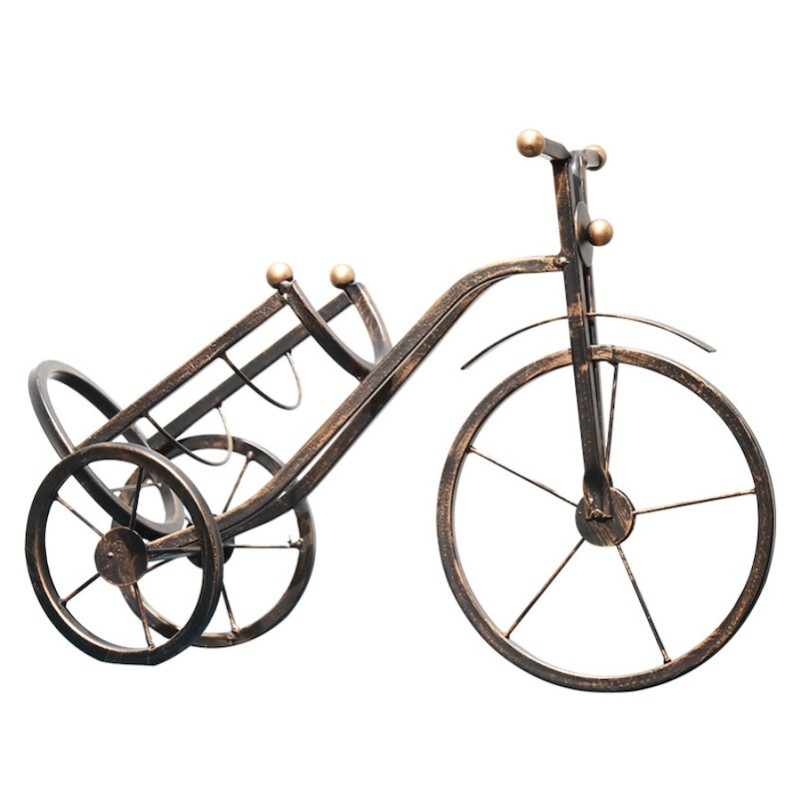 Stojak na wino z brązu