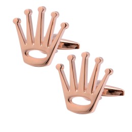 Spinki do mankietów z koroną we wzoru Rolex