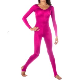 Długi kombinezon damski pod piętę, do ćwiczeń, jogi, tańca, lycra