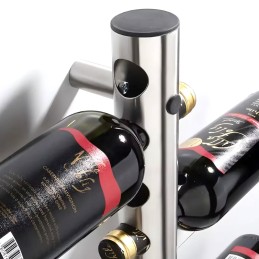 Nowoczesny uchwyt ścienny na butelki, na wino