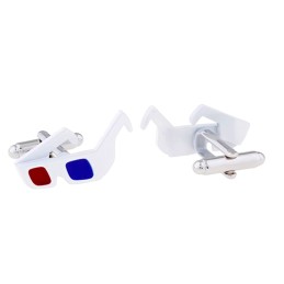 Manžetové gombíky 3D kino okuliare