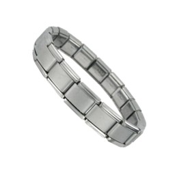 Náramok flexibilný, článkový so zámkom, oceľový