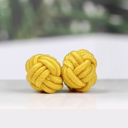 Manžetové gombíky textilné uzlíky lacné farebné, ball, uzol