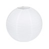 Okrągły biały lampion, który będzie wspaniałą ozdobą domu lub imprezy domowej. Okrągły biały lampion to nowoczesna dekoracja na wesele, do ogrodu lub restauracji ogrodowej.