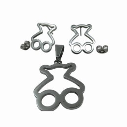 Ékszer szett medál és függők maci