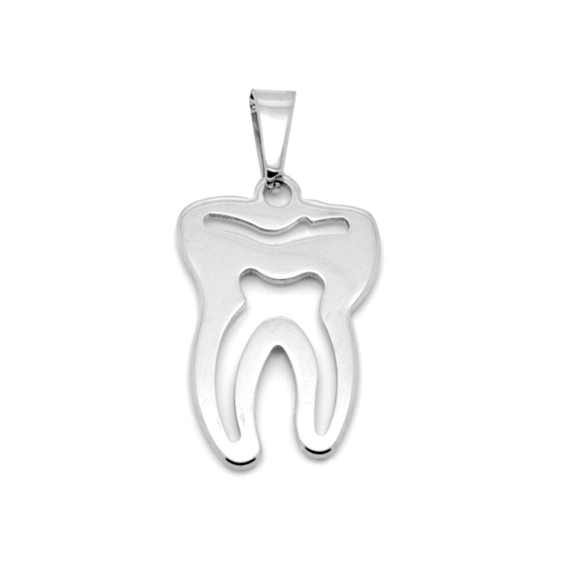 Prívesok nerezový zub, pre zubárov
