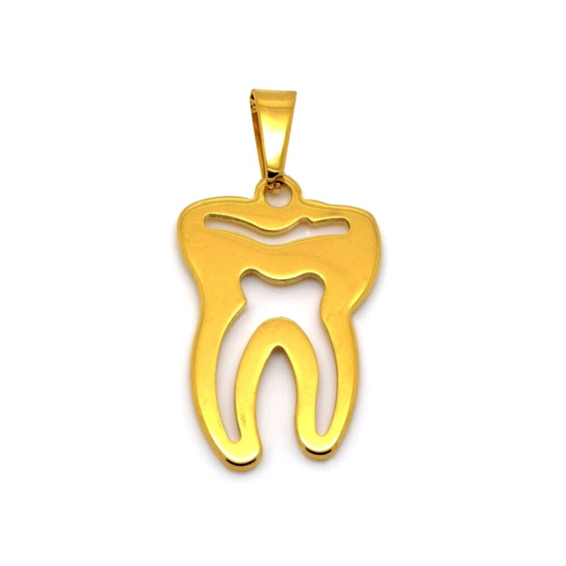 Zawieszka ze stali nierdzewnej ząb, dla dentysty, stomatologa