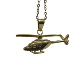 Nyaklánc medál helikopter lánccal