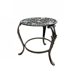 Liatinový stojan na kvetináč, kvet, nízky stolík