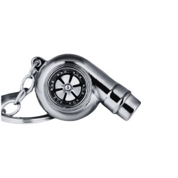 Přívěsek kovový na klíče turbodmychadlo, pro automechanika, tuning