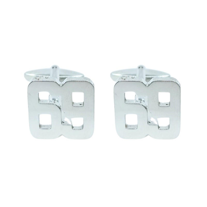 Mandzsettagombok 69-es számjegyekkel