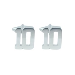 Spinki do mankietów numer 10, liczby, numerologia
