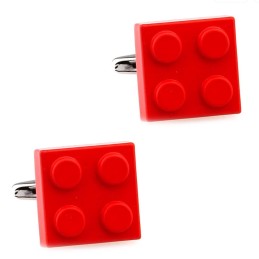 Mandzsetta gomb Lego fekete