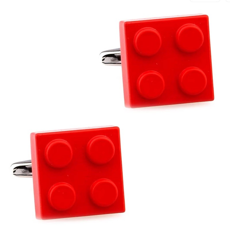 Manžetové knoflíčky Lego kostička