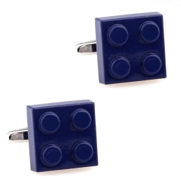 Manžetové gombíky Lego čierne