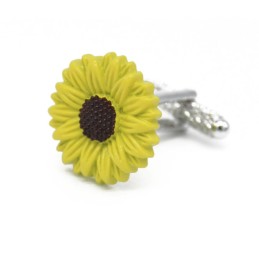 Manžetové knoflíčky slunečnice, sunflower