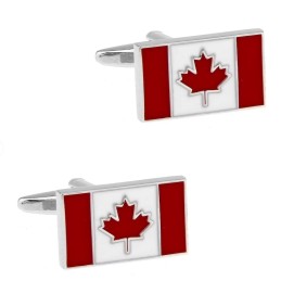 Mandzsettagombok kanadai zászlóval, Kanada