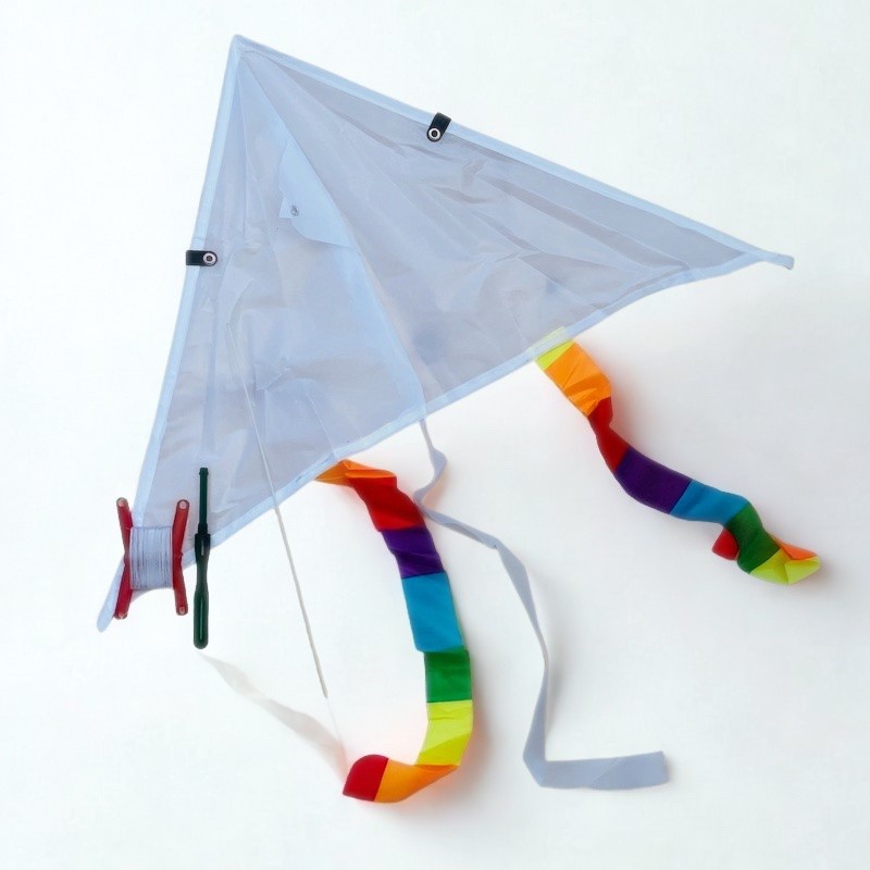 Lietajúci drak na dotvorenie, kite DIY, kreatívny