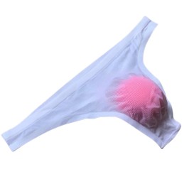 Pánske bezšvové tangá ultra tenké, priehľadné, rýchloschnúce, 3D tvarované