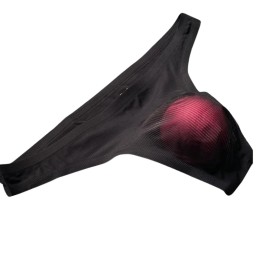 Pánske bezšvové tangá ultra tenké, priehľadné, rýchloschnúce, 3D tvarované