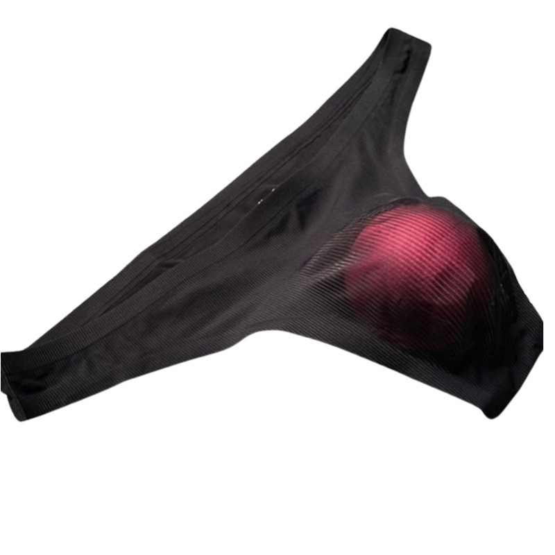 Pánske bezšvové tangá ultra tenké, priehľadné, rýchloschnúce, 3D tvarované