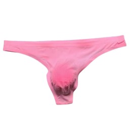 Męskie bezszwowe stringi ultracienkie, transparentne, szybkoschnące, 3D