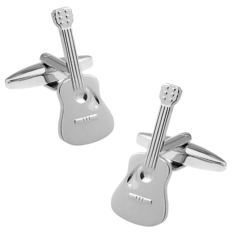 Manžetové gombíky motív akustická Gitara