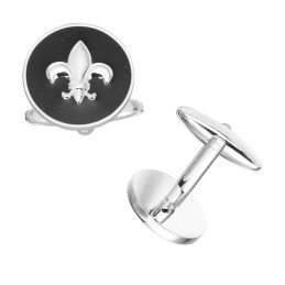 Manžetové gombíky pre skauta, ľalie