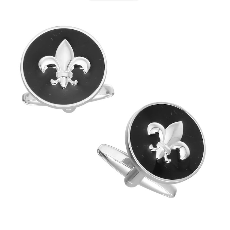 Manžetové knoflíčky pro skauta, lilie