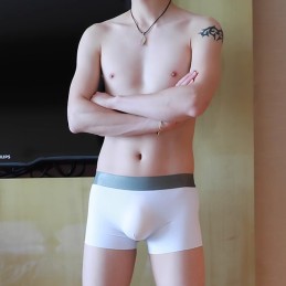 Pánské bezešvé boxerky Ice Silk, anatomické, s širokou gumou v pase