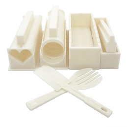 Zestaw 10 foremek do sushi, foremka do ryżu do przygotowywania sushi