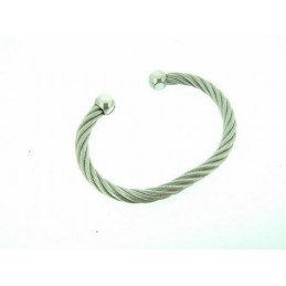 Náramok pevný spletené oceľové lanko