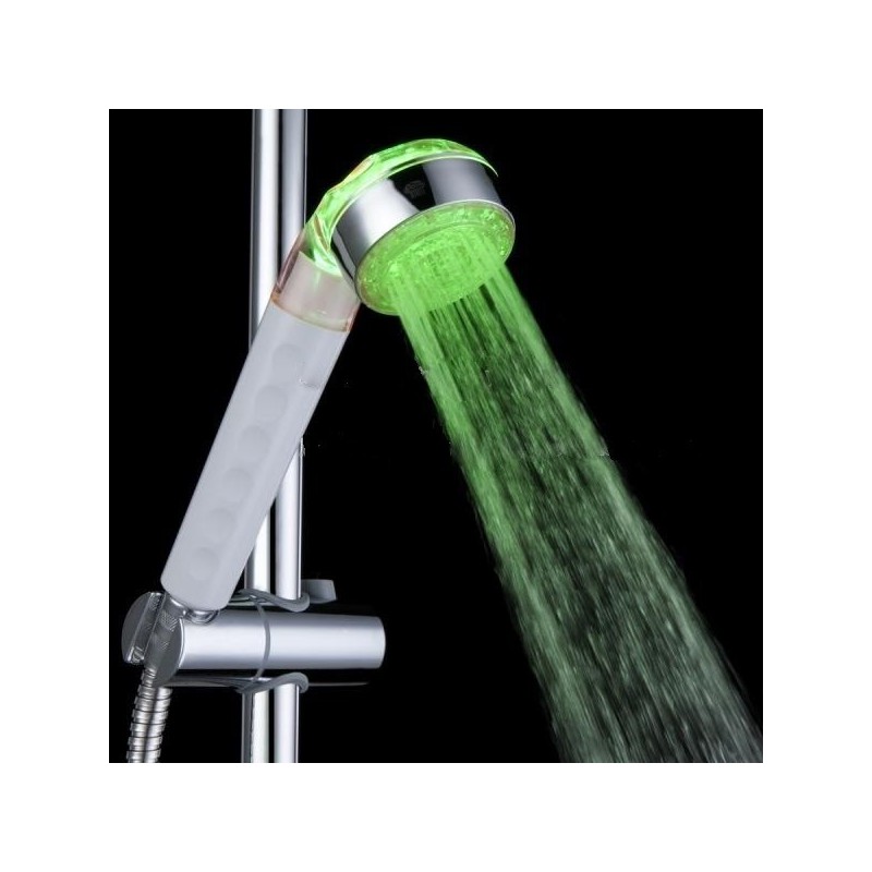 Világító LED zuhanyzófej zuhanyra