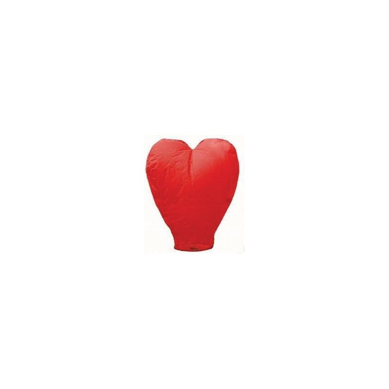 Lampion štìstí èervené srdce Lampion štìstí èervené srdce